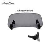 Motorcycle Risen Adjustable Wind Screen Windshield Spoiler Air Deflector for Honda BMW KAWASAKI YAMAHA HONDA SUZUKI DUCATI