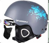 Clearance! Clearance!  MOON Ski Helmet Ultralight and Integrally-Molded Breathable Snowboard Helmet Men Women Skateboard Helmet