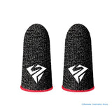 P82F 2Pcs Breathable Gaming Finger Sleeves