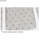 Flowers Prints Bath Screen Curtains With Hooks High Quality Polyester Shower CurtainToilet Cover Mat Non-Slip Bath Rug Set