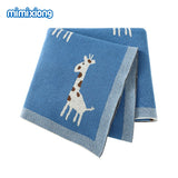 Baby Blankets Newborn Bebes Swaddle Wrap Cotton Knitted Infantil