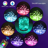 Christmas Tree Decor Bluetooth Led String Lights Merry Xmas for Home 2020 USB Smart Lamp Navidad Noel Gifts New Year Decoration