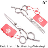 Purple Dragon Stainless Barber's Shears