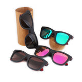 2020 JH Stock Good Quality Bamboo Frames Polarized Skateboard Wooden Sunglasses 2019