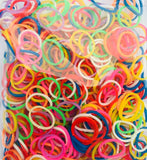 600 Elastic Different Colors Rubber Loom Bands Bracelet