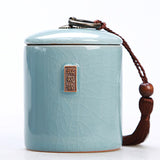 Household Tea Box Ceramic Pot Storage Sealed Pot Coffee Storage Pot