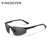 KINGSEVEN Driving Series Polarized Men Aluminum Sunglasses Blue Mirror Lens Male Sun Glasses Aviation Women for Men Eyewear 9121