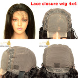 For Black Women With Baby Hair Wig Brazilian 13X4 Straight Transparent Hd 100% Raw Virgin Human Hair Lace Front Wigs