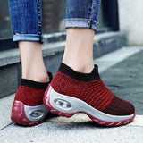 Spring Women Sneakers Shoes Flat Slip on Platform Sneakers for Women