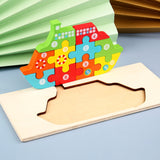 Montessori Wooden Dinosaur Puzzle for Toddlers