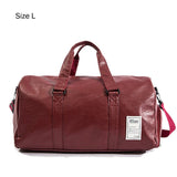 Gym Bag Leather Sports Bags Dry Wet Bags Men