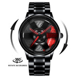 NEKTOM TE-37 Car Wheel Watch Men Quartz Watch Drop Shipping Luxury Men Wrist Watch