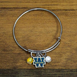 Wayland Baptist University Pioneers Bangle Bracelet