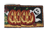 DaDa Bedding Halloween Pumpkins Table Runner, Harvest Orange Tapestry (12914)