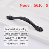 AOLISHENG Black Kitchen Cabinet Closet Drawer Main Pull Door Furniture Hardware Handles