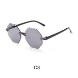 2021 Sun Flower Kids Fashion Flexible Soft Polygon Colorful Sunglasses Whole Children Sun Glasses Cheap With Promotion Logo