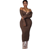 V-Neck Club Women Clothes  Long Sleeve Sexy Fall Dress Woman Formal Prom Dresses Winter Dresses for Ladies