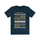 We do Precision Guess Work Based On Unreliable Data