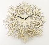Wooden Wall Clock ,  Decorative Clock "TREES"