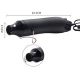 Embossing Heat Gun, Mini Heat Gun With Stand the for DIY Embossing and Drying Paint Multi-Purpose Electric Heating Nozzle 300W