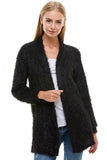 Shaggy Loose Fit Long Cardigan