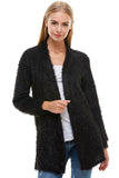 Shaggy Loose Fit Long Cardigan