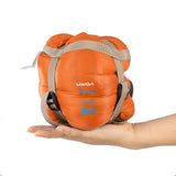 Lixada 190*75cm Camping Envelope Sleeping Bag Light Cotton Tourist Bag With Compression Bag Equipment Spring Summer Autumn