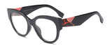 SHAUNA Fashion Mixed Colors Women Eyeglasses Frame Reading Glasses UV400