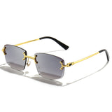 HBK 2021-2022 New Fashion Luxury Frameless Sun Glasses Rimless Sunglasses