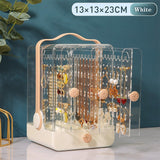 Transparent Jewelry and Cosmetic Handheld Storage Shelf