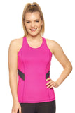 AQ249 Women's Mesh Panel Racerback