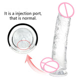 Soft Jelly Dildo Realistic Penis Strong Suction Cup Anal Butt Plug Dick Toy for Adult Erotic G-Spot Orgasm Sex Toys for Woman