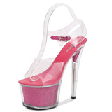 Model Show Stripper Heels Women Platform High Heeled Sandals