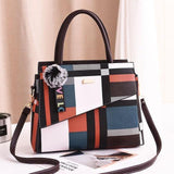 Patchwork Casual Large Shoulder Handbag - shopwishi 