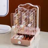 Transparent Jewelry and Cosmetic Handheld Storage Shelf