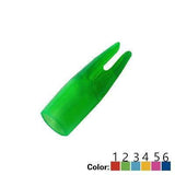50 Pcs 6 Color Archery Plastic Arrow Nock Internal for Shaft OD 8.0mm for DIY Customized Arrow Archery Shooting Accessories - shopwishi 