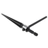 3-13mm Bridge Pin Hole Hand Held Reamer T Handle Tapered 6 Fluted Chamfer Bit Reaming Woodworker Core Drill Cutting Tool