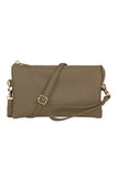 7013lpd - Faux Crossbody Wristlet Bag