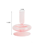 Nordic Glass Candle Holders Romantic Dinner Home Decoration
