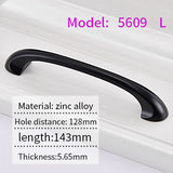 AOLISHENG Black Kitchen Cabinet Closet Drawer Main Pull Door Furniture Hardware Handles