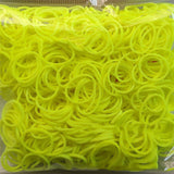 600 Elastic Different Colors Rubber Loom Bands Bracelet
