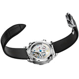 AGELOCER Swiss Brand Designer Men's Watch With World Time Date Power Reserve 80 Hours Self-Winding Mechanical Automatic Watches