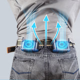 Handheld Mini Fan USB Rechargeable Hang Up the Waist Halter Convenient Fan Air Conditioning Fan Indoor Outdoor Travel Cooler