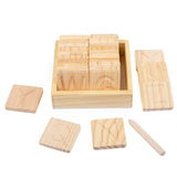 Montessori Children's Wooden Spelling Letters Practice Board