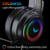 JIMARTI G60 Gaming Headsets Gamer Headphones Surround Sound Stereo Wired Earphones USB Microphone Colourful Light PCLaptop