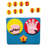 Kids Montessori Toys Materials DIY Non-Woven Math Toys Numbers Counting Toy Educational Learning Toys for Children Teaching Aids