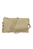 7013lpd - Faux Crossbody Wristlet Bag