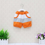 Little Q Baby Boys Striped Shorts With Pockets