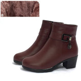 AIYUQI 2023 Genuine Leather  Women's Warm Booties Winter Boots