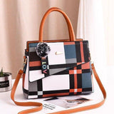 Patchwork Casual Large Shoulder Handbag - shopwishi 